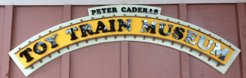 Toy Train Museum sign