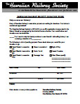 PDF file for downloading the HRS Membership Form.